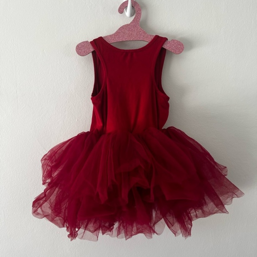 NWT! iloveplum suede tutu - Darcy red - 6Y - Picture 3 of 3